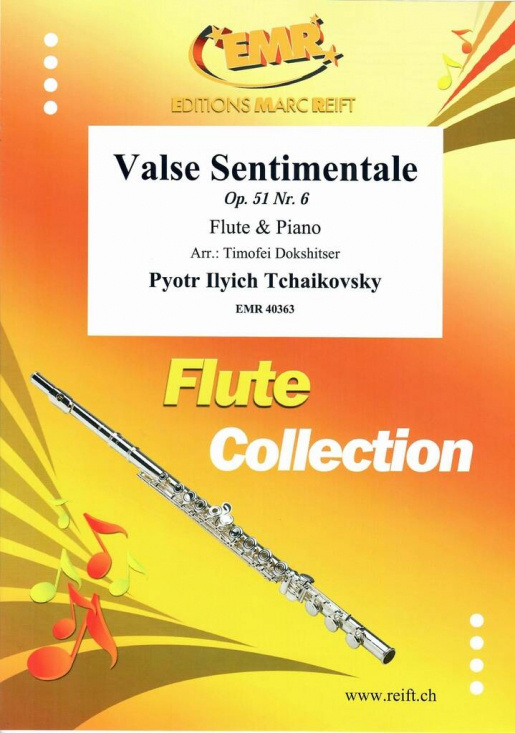 Tchaikovsky: Valse Sentimentale Op 51 Nr 6 Flöjt+piano