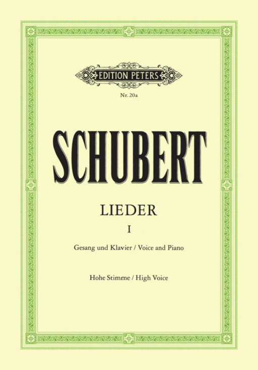 Schubert: Lieder No. 1 Hohe Stimme