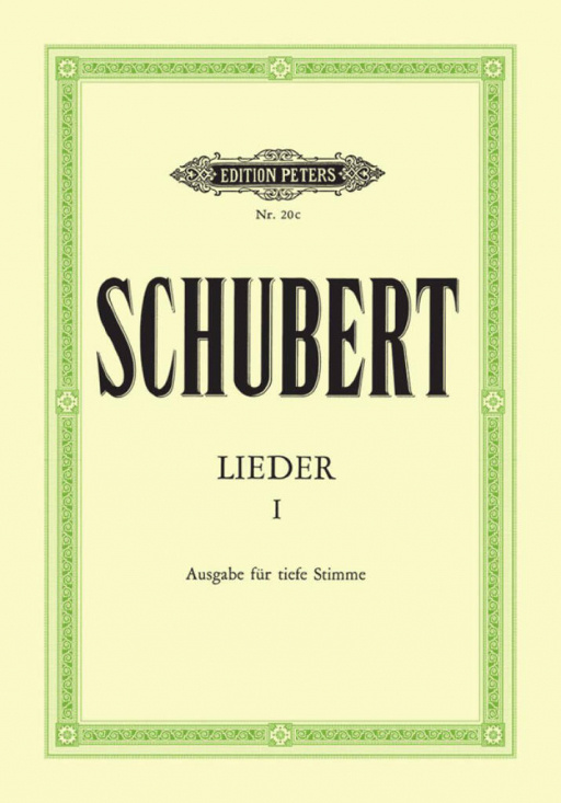 Schubert: Lieder No. 1 Tiefe Stimme