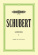 Schubert: Lieder No. 1 Tiefe Stimme