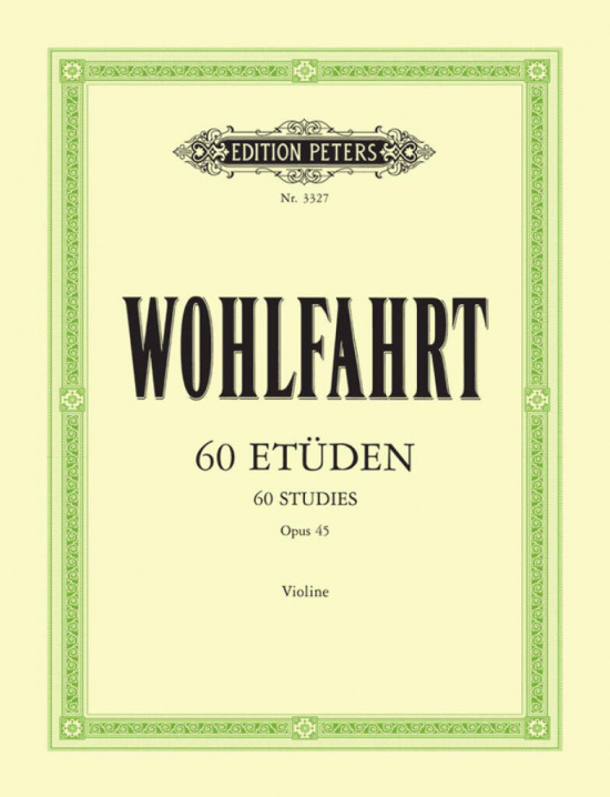 Wohlfahrt: 60 Etüden opus 45 för violin