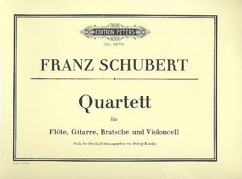 Schubert: Quartet för flöjt, gitarr, viola och cello