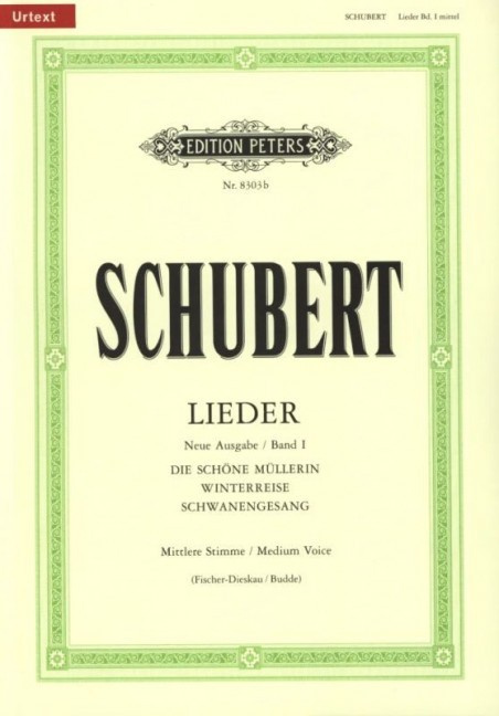 Schubert: Lieder Band 1 mittlere Stimme