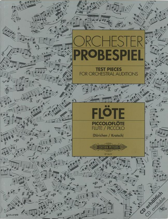 Orchester Probespiel Flöjt + piano