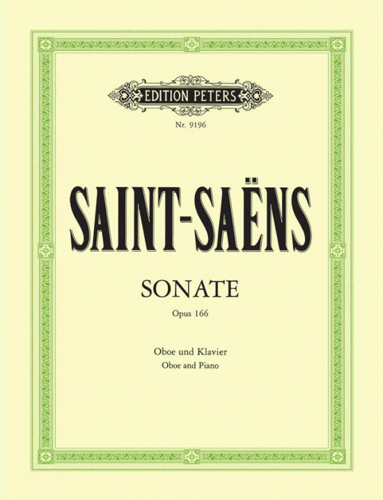 Saint-Saëns: Sonate Op 166 Oboe