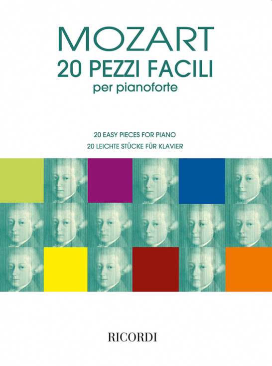 Mozart: 20 pezzi facili per pianoforte