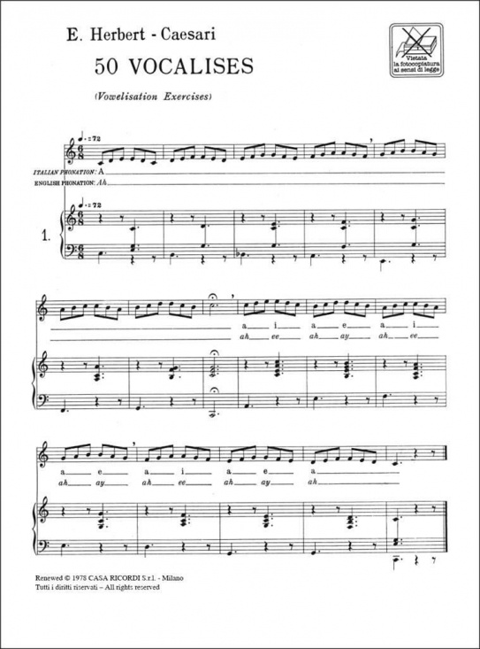 Herbert: 50 Vocalises