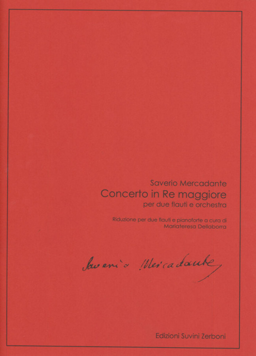 Mercadante: Konsert i D-dur för två flöjter och piano