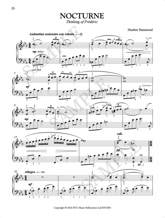 22 Nocturnes for Chopin