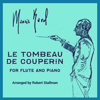  Maurice Ravel: Le tombeau de couperin Flöjt och piano