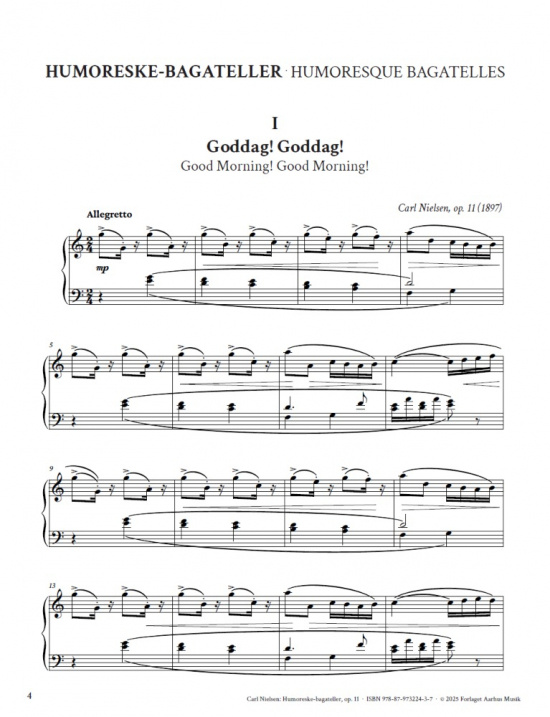 Carl Nielsen: Humoreske-Bagateller för piano op 11