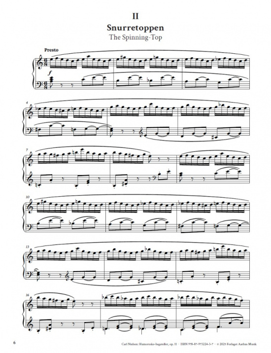 Carl Nielsen: Humoreske-Bagateller för piano op 11