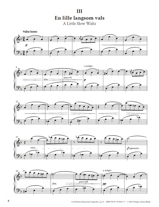 Carl Nielsen: Humoreske-Bagateller för piano op 11