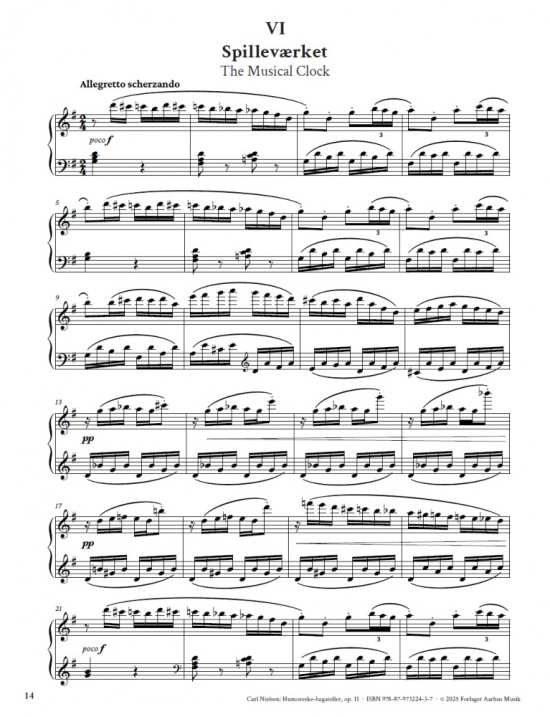 Carl Nielsen: Humoreske-Bagateller för piano op 11