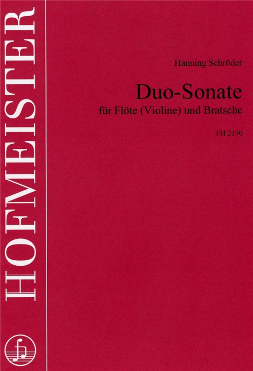 Schröder: Duo-sonat Fl/Va
