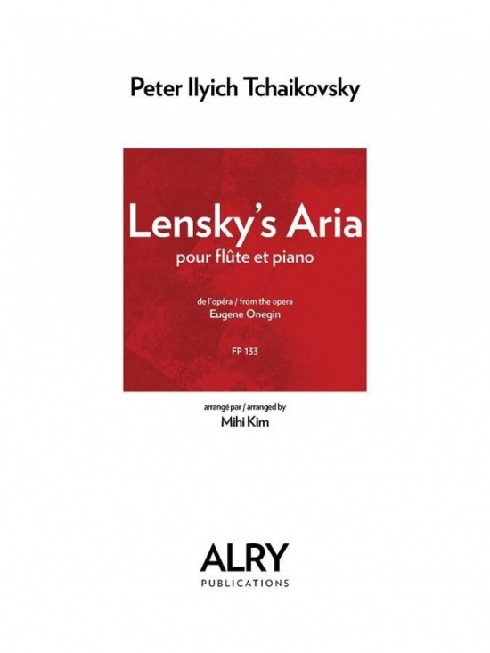 Tjajkovskij:  Lenskys Aria ur Eugen Onegin