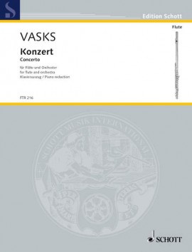 Vasks: Concerto Flöjt + piano