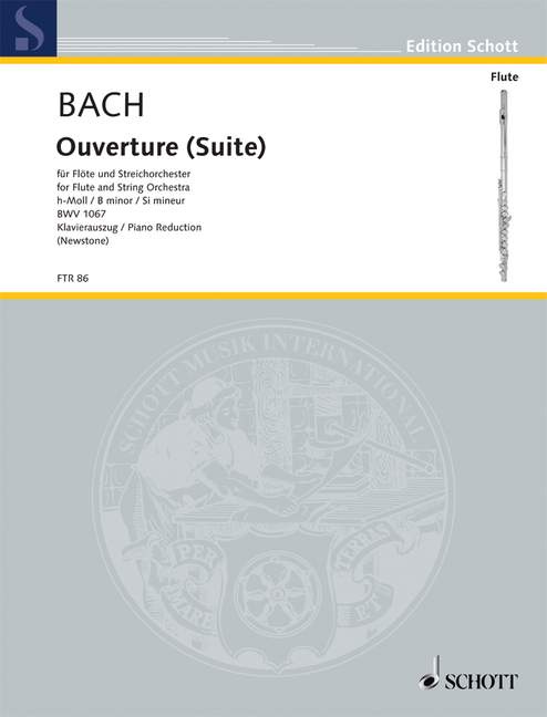 Bach: Ouveture (Svit h-moll) Fl+piano