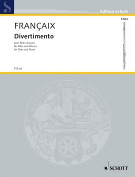 Francaix: Divertimento för flöjt och piano