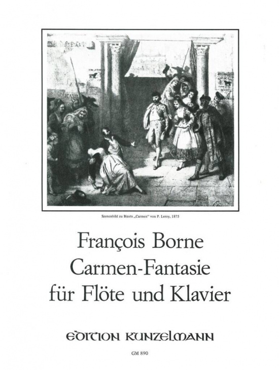 Borne: Carmen-fantasie für Flöte unde Klavier