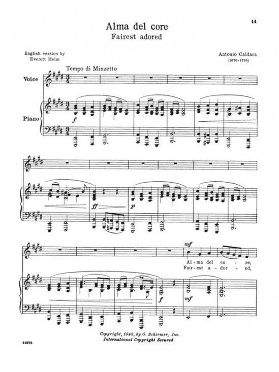 Twenty-four Italian Songs and Arias Medium Low Voice