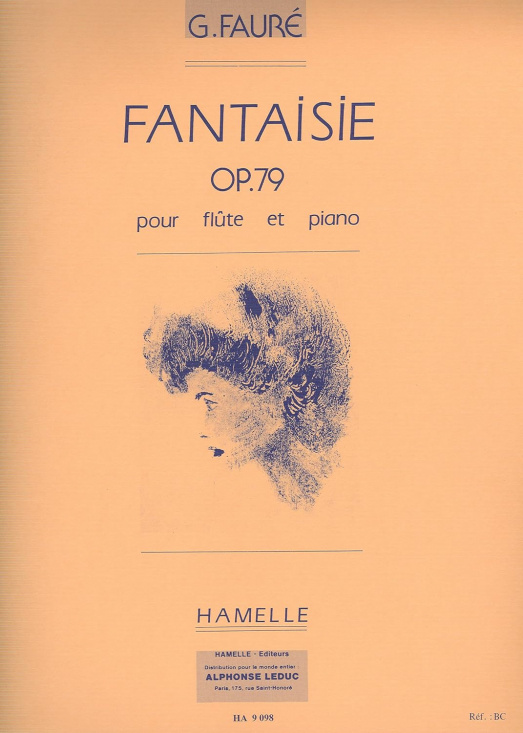 Fauré: Fantaisie op 79 pour Flûte et Piano Fl+pi