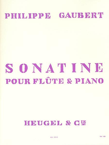 Gaubert: Sonatine /Fl+Pi