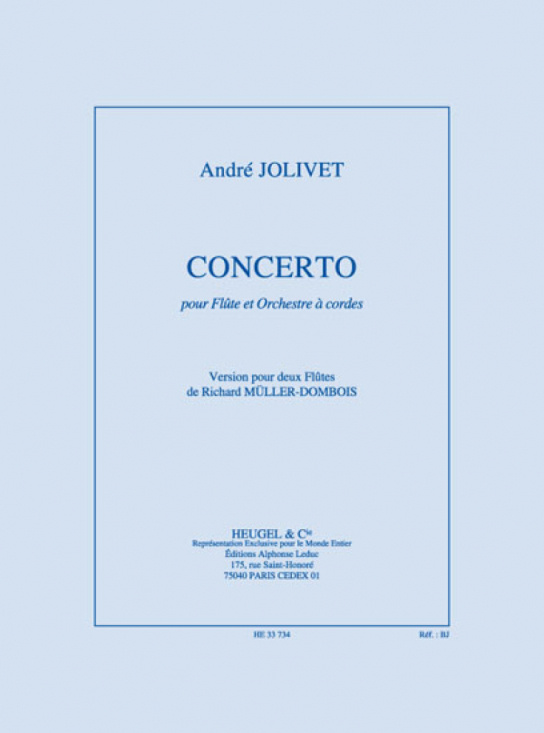Jolivet: Concerto/2 Fl