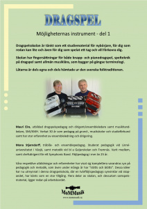 Dragspel Möjligheternas instrument Del 1