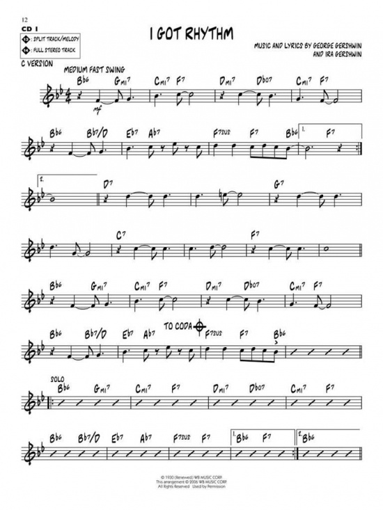 Jazz Play-Along vol 45: George Gershwin 20 Favorite Standards