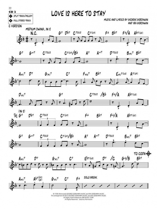 Jazz Play-Along vol 45: George Gershwin 20 Favorite Standards