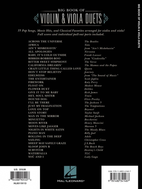 Big Book Of Violin & Viola Duets