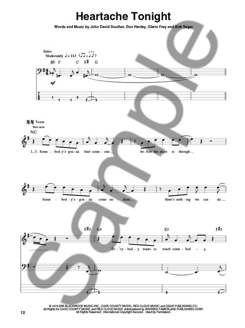 Bass Play-Along Volume 49: Eagles