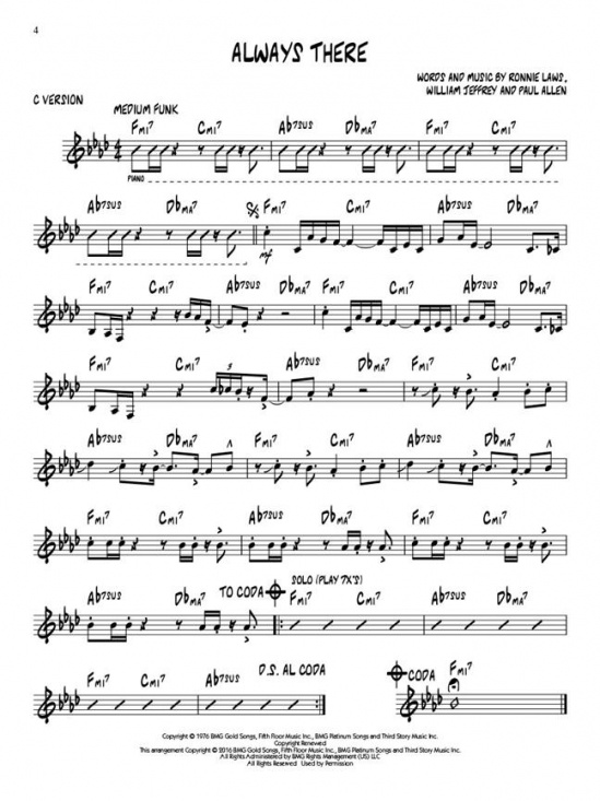 Jazz Play-Along vol 178: Jazz Funk - 9 Favorite Tunes