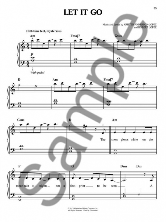 Frozen Easy Piano