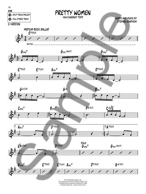 Jazz Play-Along vol 183: Sondheim