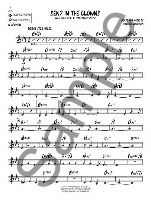 Jazz Play-Along vol 183: Sondheim