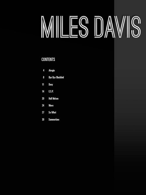 Trumpet Play-Along Volume 6: Miles Davis