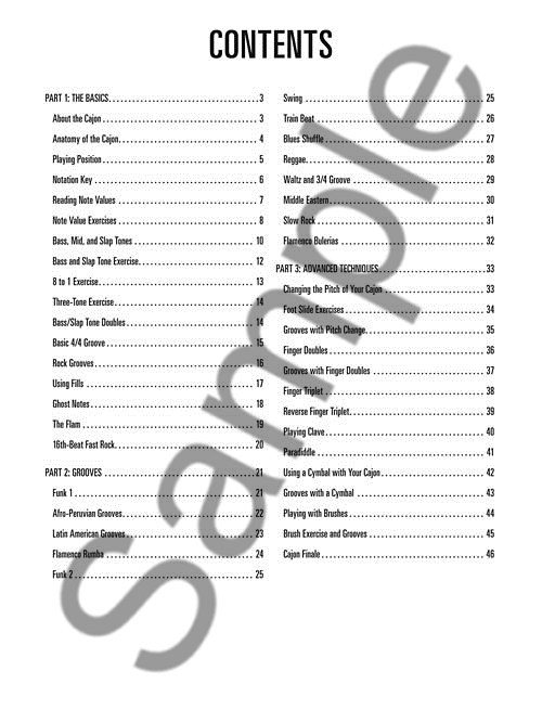 Hal Leonard Cajon Method