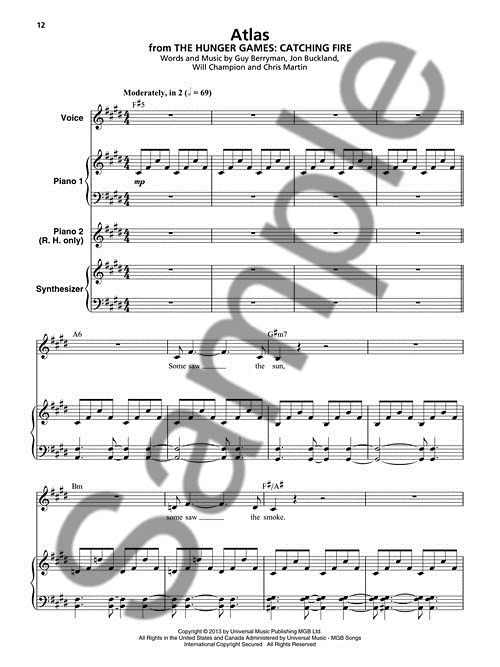 Coldplay: Authentic Transcriptions of 12 Classics