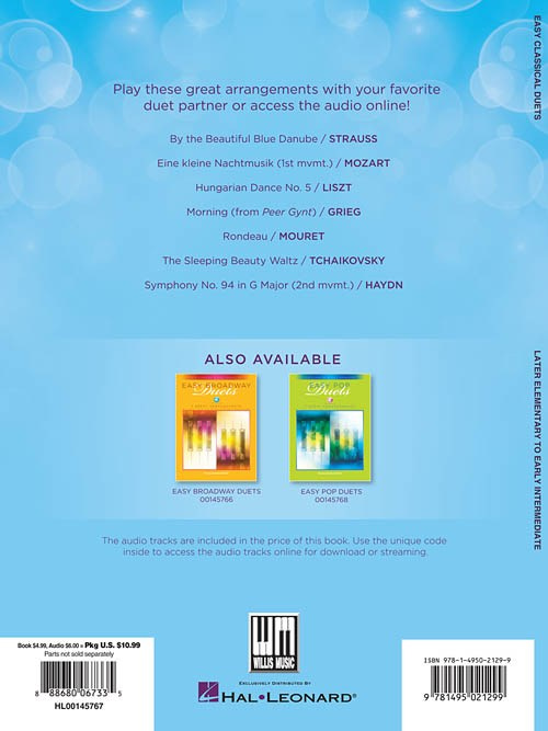 Easy Classical Duets piano 4 händer