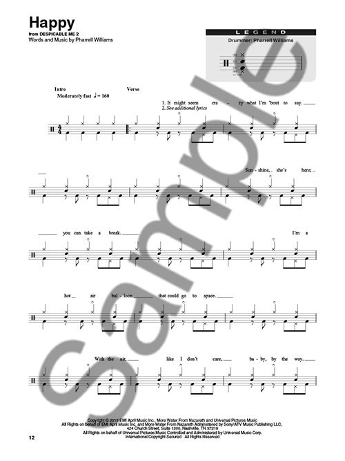 Drum Play-Along Vol 41: Rock Songs For Kids