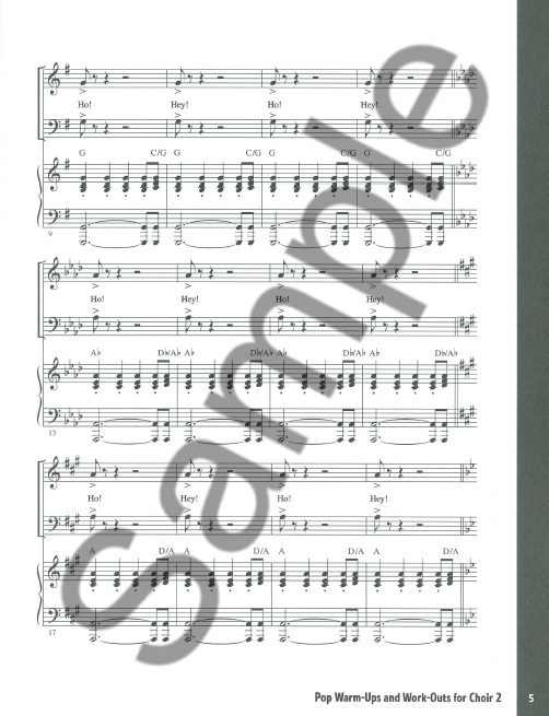 Pop Warm-Ups and Work-Outs for Choir 2