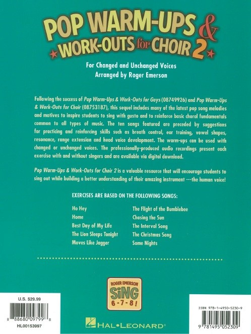 Pop Warm-Ups and Work-Outs for Choir 2