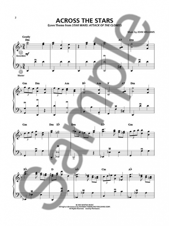 Star Wars For Accordion