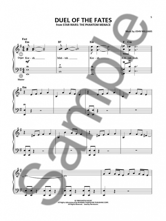 Star Wars For Accordion