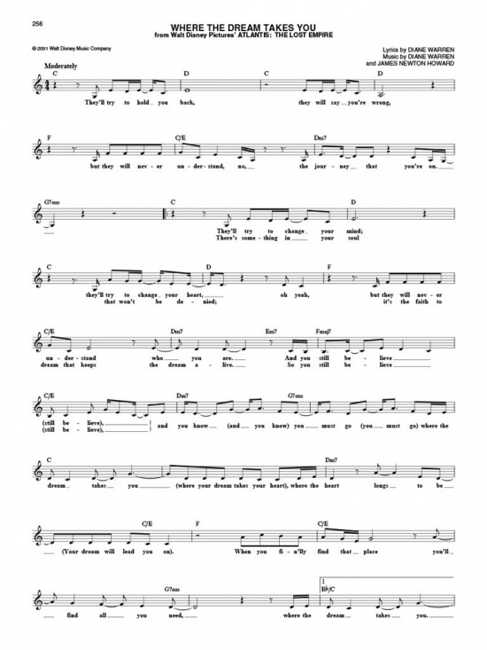 The Disney Fake Book - 4th Edition