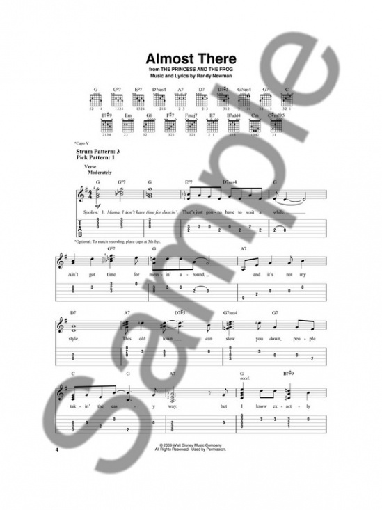 Contemporary Disney: Easy Guitar