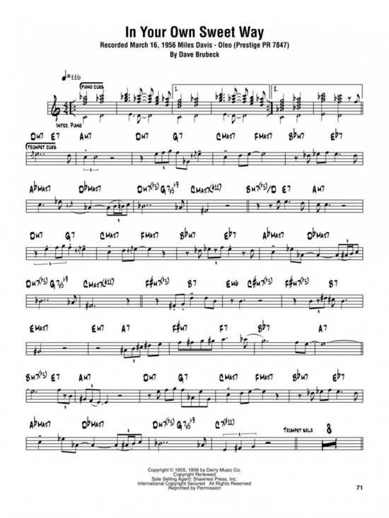 Sonny Rollins Omnibook Bb