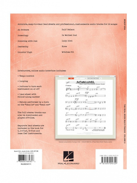 Real Book Multi-Tracks Volume 8: Bebop Era Play-Along